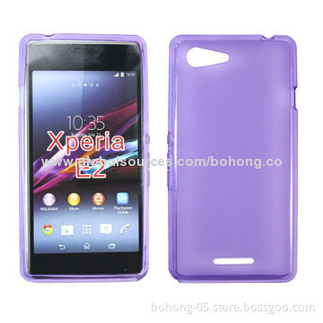 TPU Cases for Sony E2, Frosted Inside and Smooth OuterNew